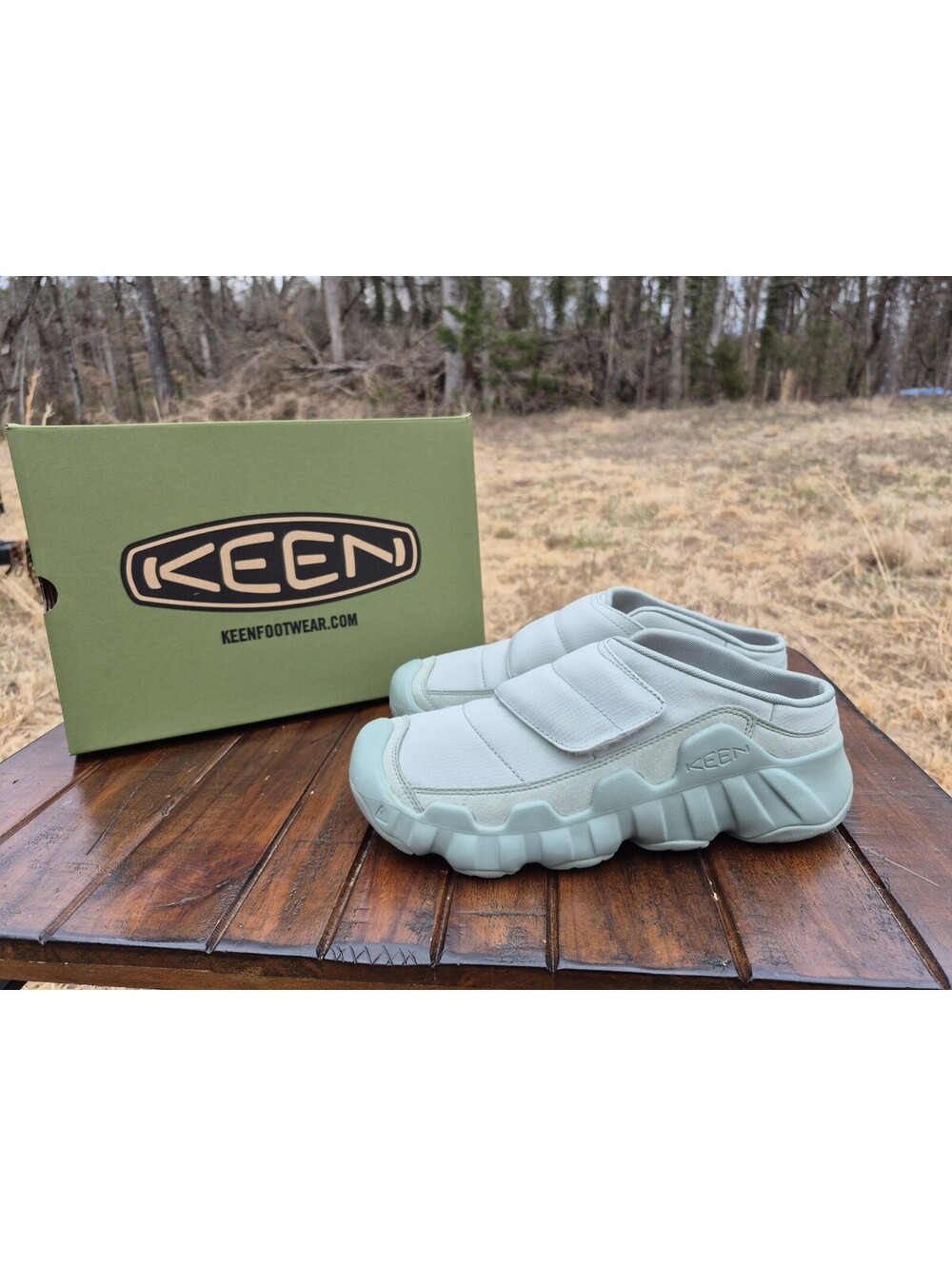 Keen Womens Hypowser Wrap Blueish Iceberg  Green Shoes Size 10 New in Box